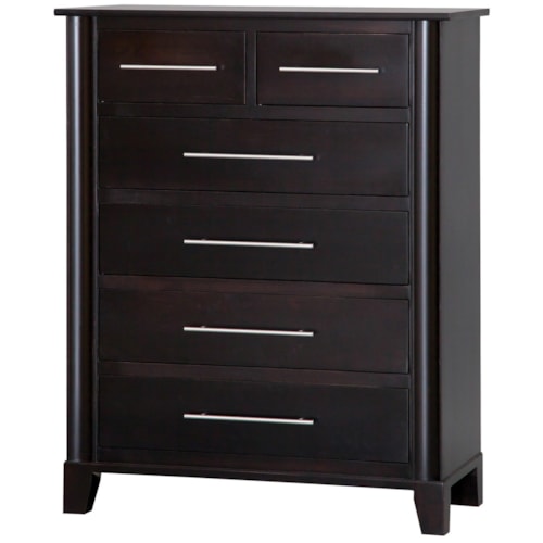 6-Drawer Contemporary Chest 