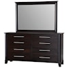 Daniel's Amish Metropolitan Dresser and Mirror Combo