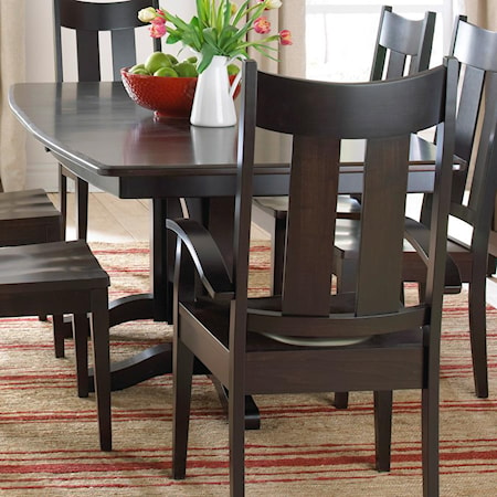 Double Pedestal Dining Table