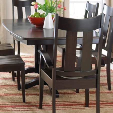 Double Pedestal Dining Table