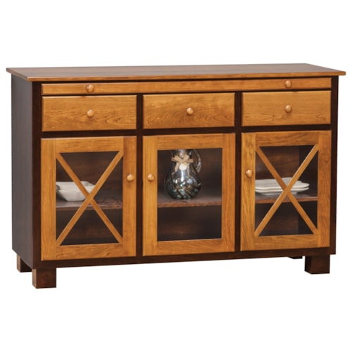 Millsdale Server with 3 Doors