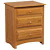 Daniel's Amish Simplicity 3-Drawer Nightstand