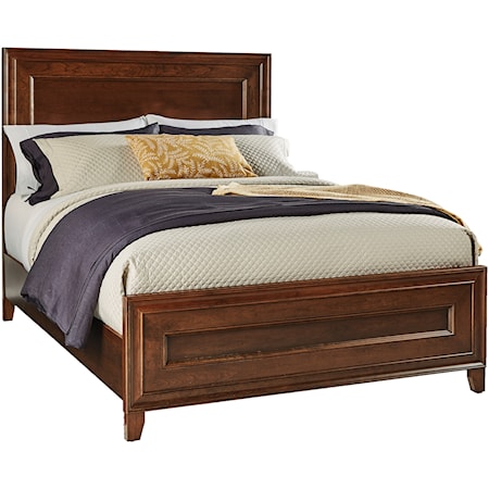 Queen Bed with Standard Height Footboard