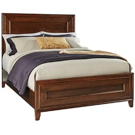 Queen Bed with Standard Height Footboard