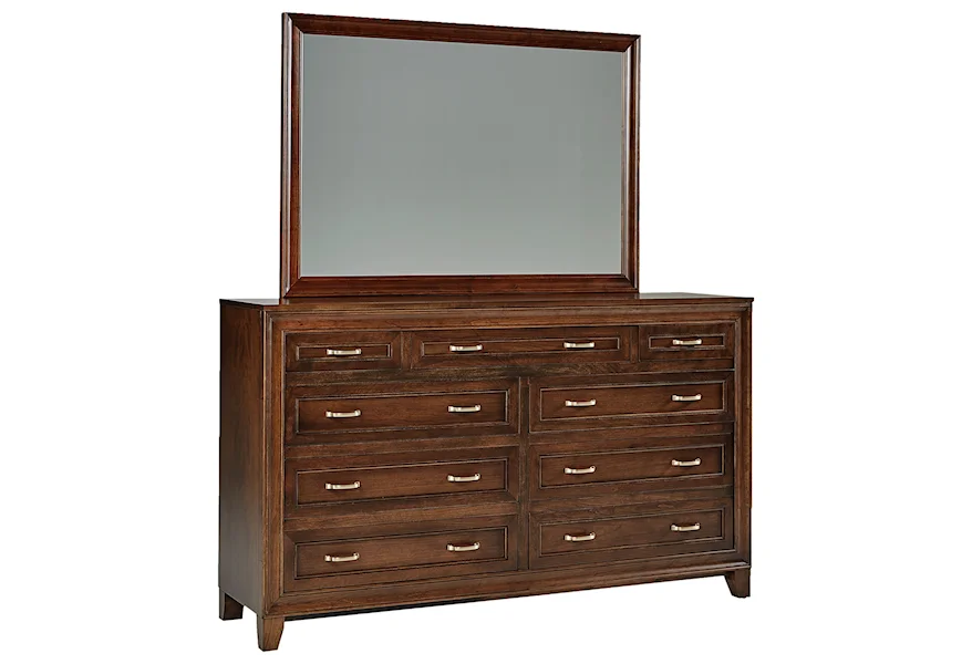 Summerville Dresser + Mirror Set by Daniel's Amish at Saugerties Furniture Mart