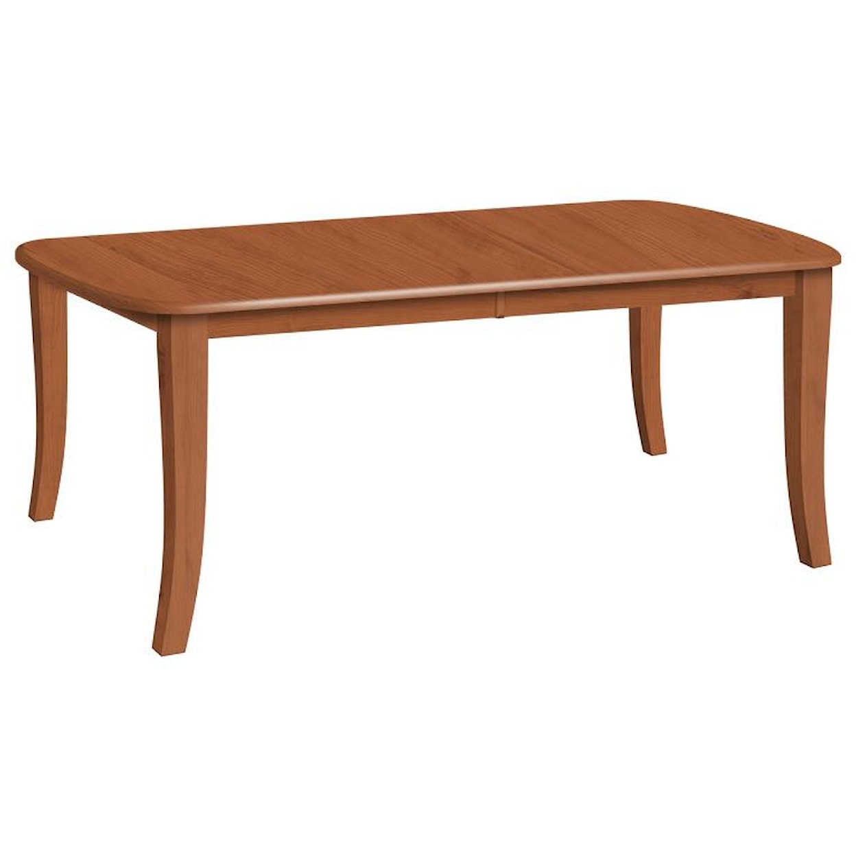 Daniel's Amish Leg Customizable Solid Wood Dining Table