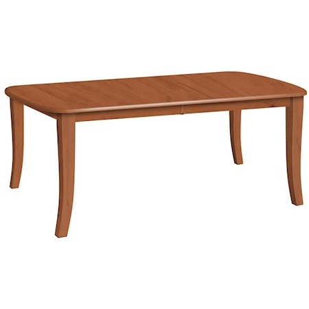 Customizable Solid Wood Millsdale Rectangular Dining Table with Legs