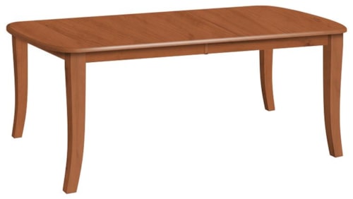 Customizable Solid Wood Millsdale Rectangular Dining Table with Legs