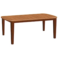Dining Leg Table with 2 12" Self-Storing Leaves