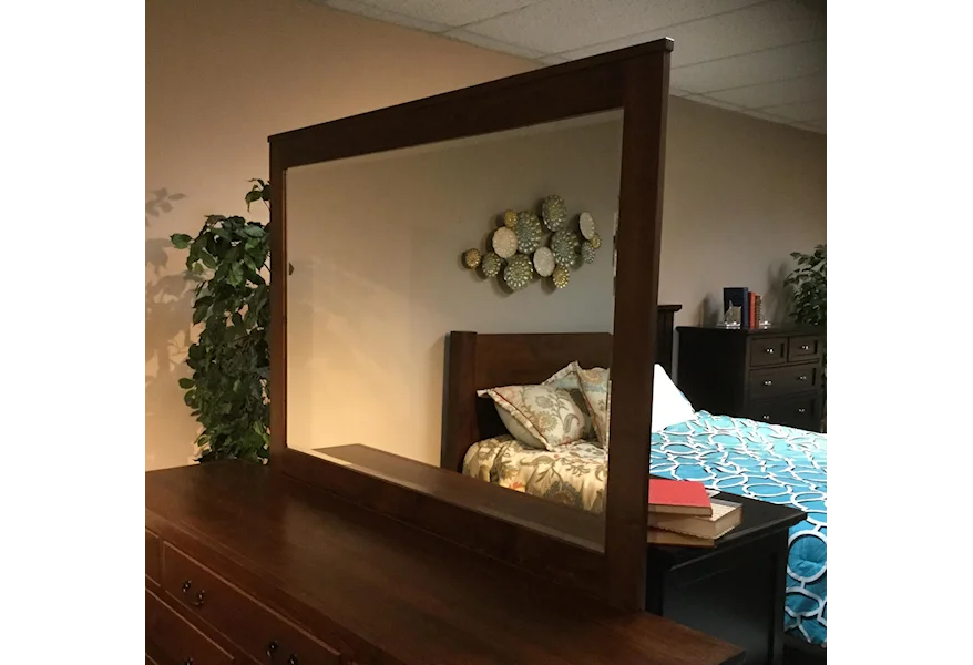 Vail Wide Mirror by Daniel's Amish at VanDrie Home Furnishings