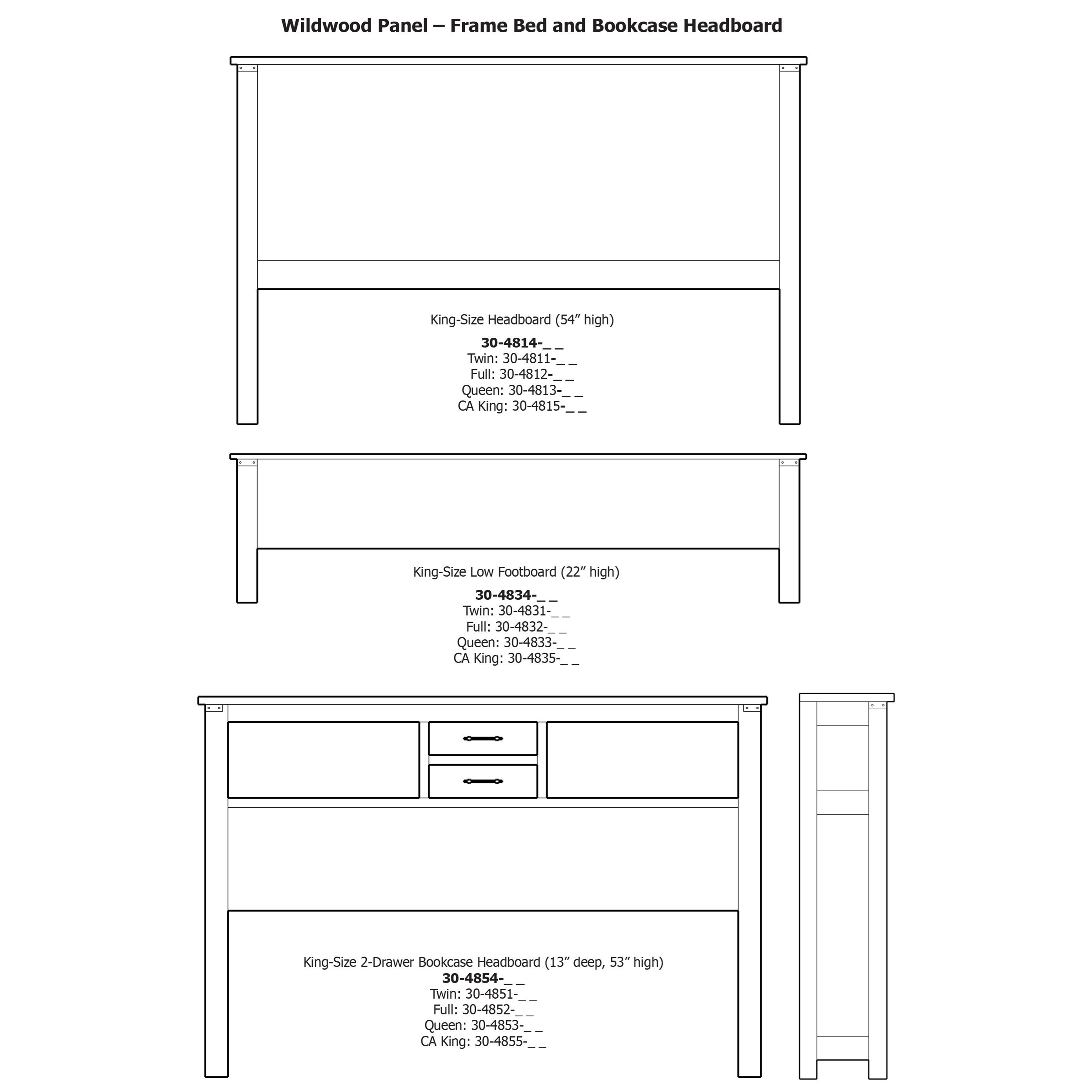Daniel's Amish Wildwood California King Bed