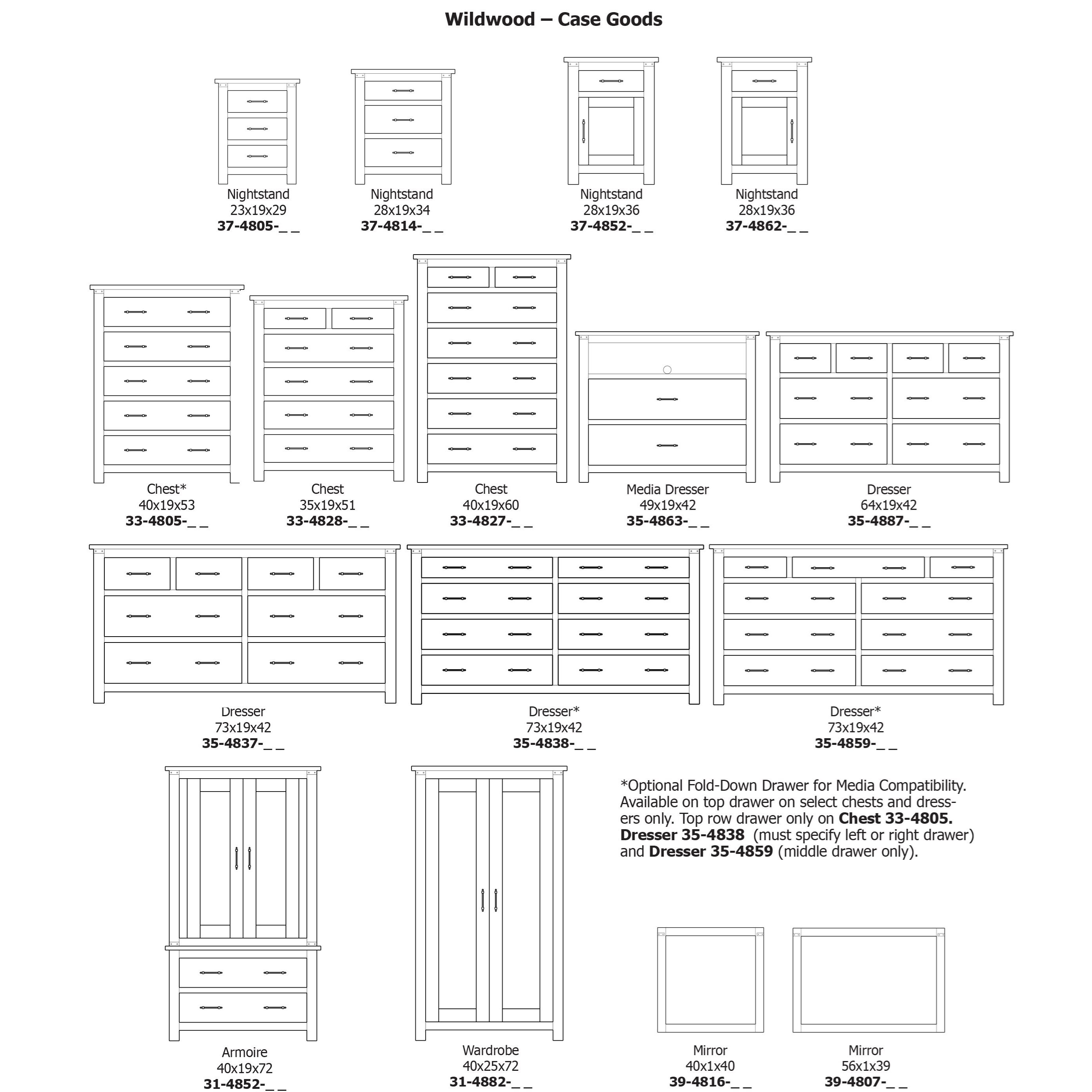 Daniel's Amish Wildwood Dresser
