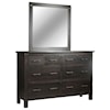 Daniels Amish Wildwood Dresser and Mirror