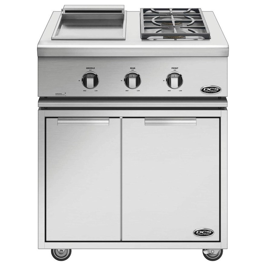 30" Liberty Griddle/Sideburner Cooktop