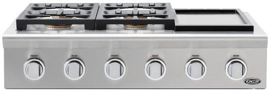 36" Professional Gas 4 Burner  Cooktop