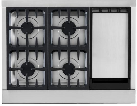 36" Professional Gas 4 Burner  Cooktop
