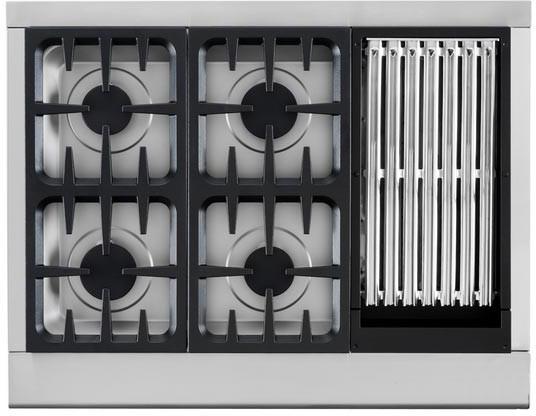 36" Professional Gas 4 Burner Cooktop