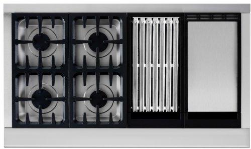 48" Professional 4 Burner Cooktop