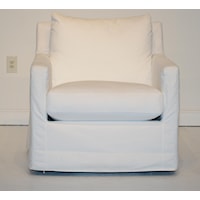 Swivel Chair in Performance Fabric