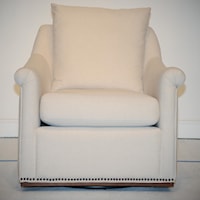 Linen Swivel Chair