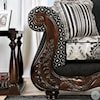 Phoenix Custom Furniture Crystal Crystal Sofa Black w Crystals