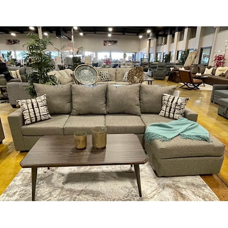 2pc RAF Chaise Sectional Sofa