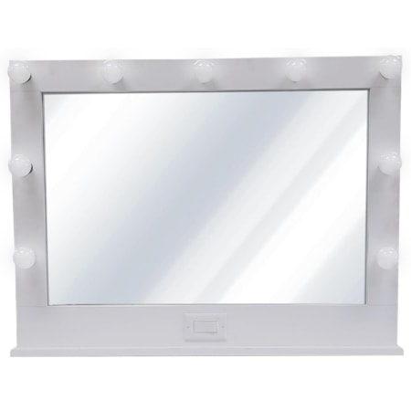 White Vanity Mirror