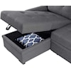 Exclusive Lucca Reversible Sleeper Sofa w Storage