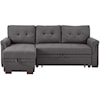 Exclusive Lucca Reversible Sleeper Sofa w Storage