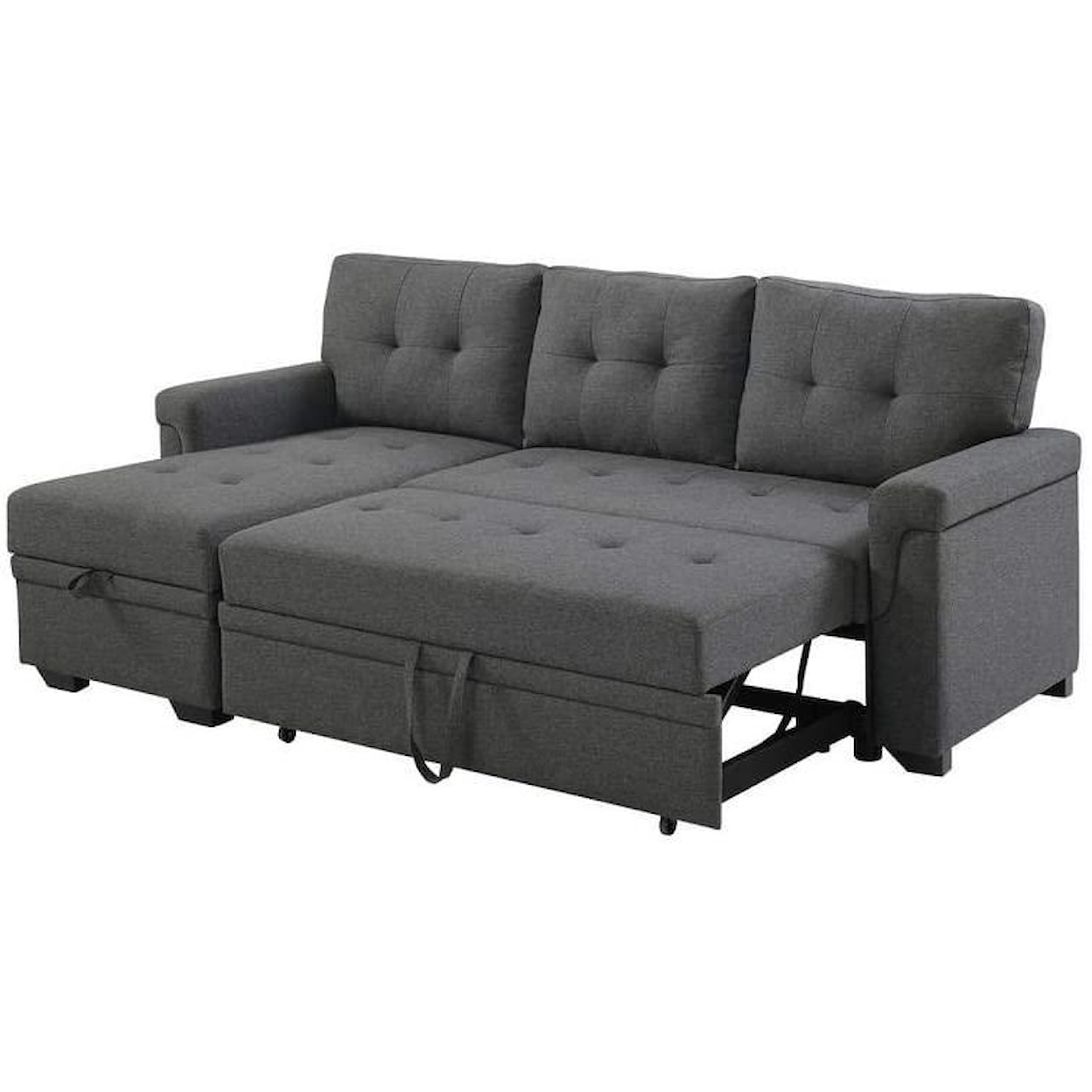 Exclusive Lucca Reversible Sleeper Sofa w Storage