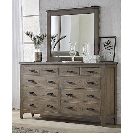 Dresser and Mirror