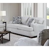 Expressions by VC Magnolia Upholstery Designs Dixon Cream Loveseat