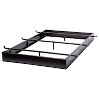 East King 6 inch Black Meal Bed Base