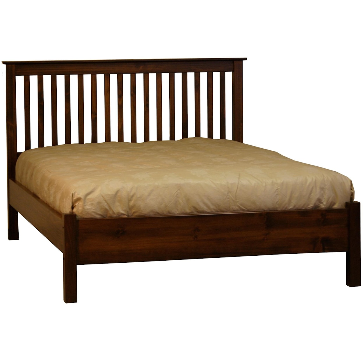 Dealer Brand Polo Mahogany Queen Bed