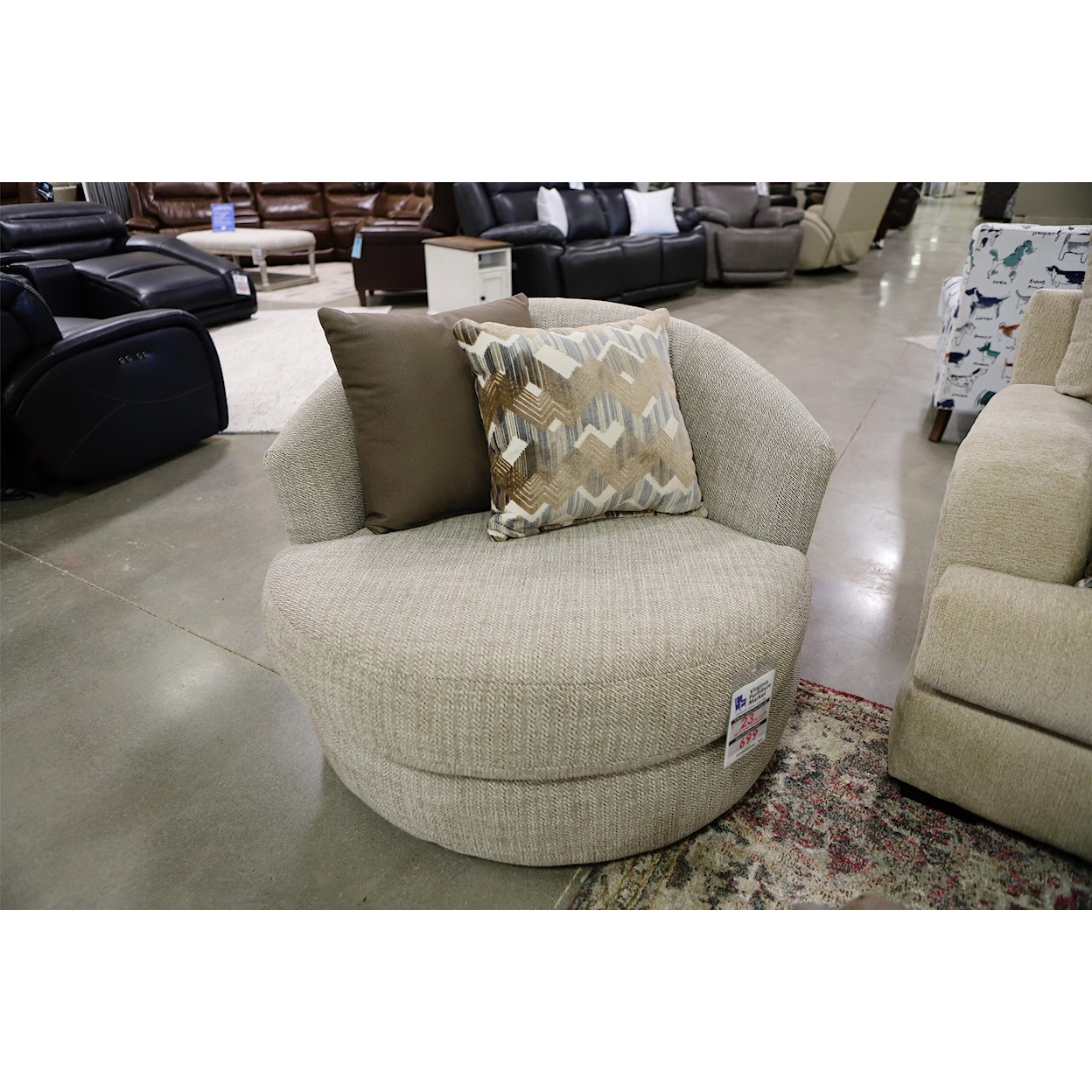 VFM Signature River Birch Swivel Chair