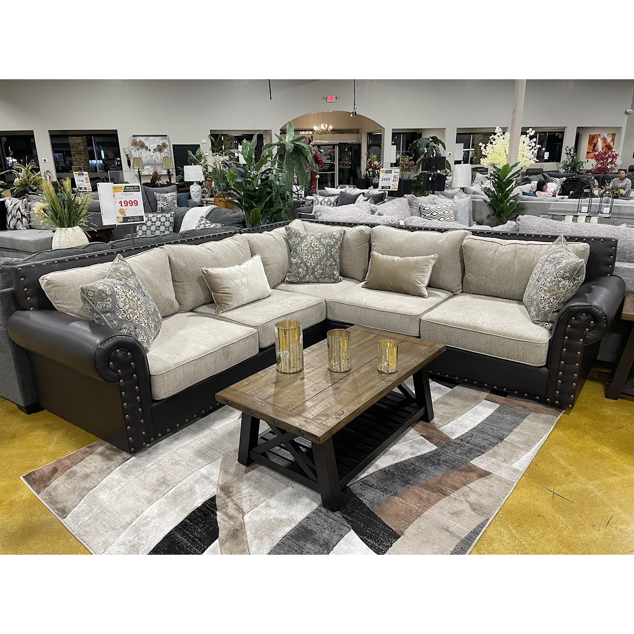Phoenix Custom Furniture Roma 3PC Sectional