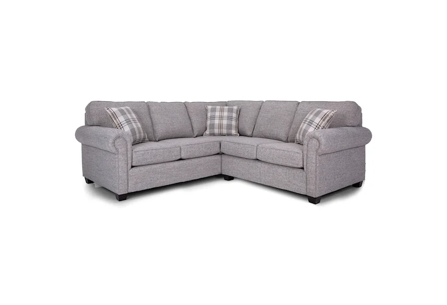 2006 Sectional Series L-Shaped Sectional by Decor-Rest at Lucas Furniture & Mattress