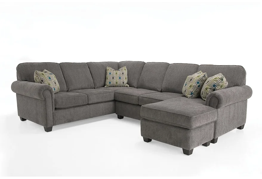 2006 Sectional Sectional Sofa Group by Decor-Rest at Johnny Janosik