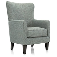 Contemporary Wing Back Chair