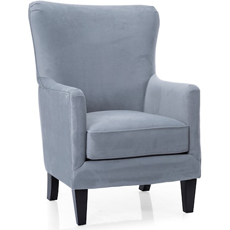 Contemporary Wing Back Chair