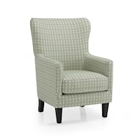 Contemporary Wing Back Chair