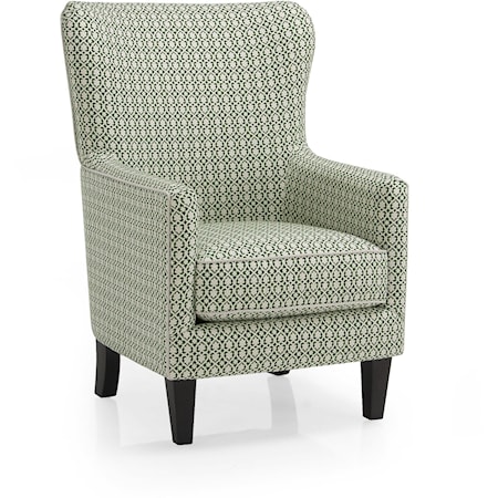 Contemporary Wing Back Chair