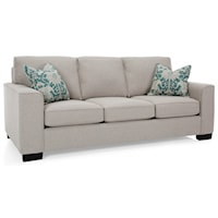 Casual Sofa with Wide Track Arms