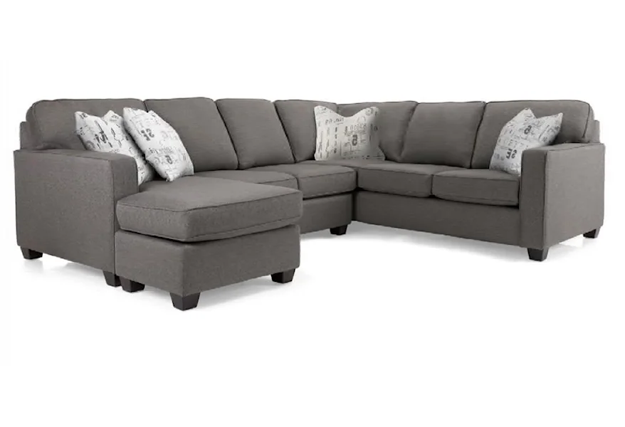 2541 Sectional Sofa by Decor-Rest at Upper Room Home Furnishings
