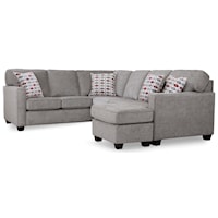 Contemporary Sectional Sofa with Chaise