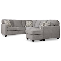 Contemporary Sectional Sofa with Chaise