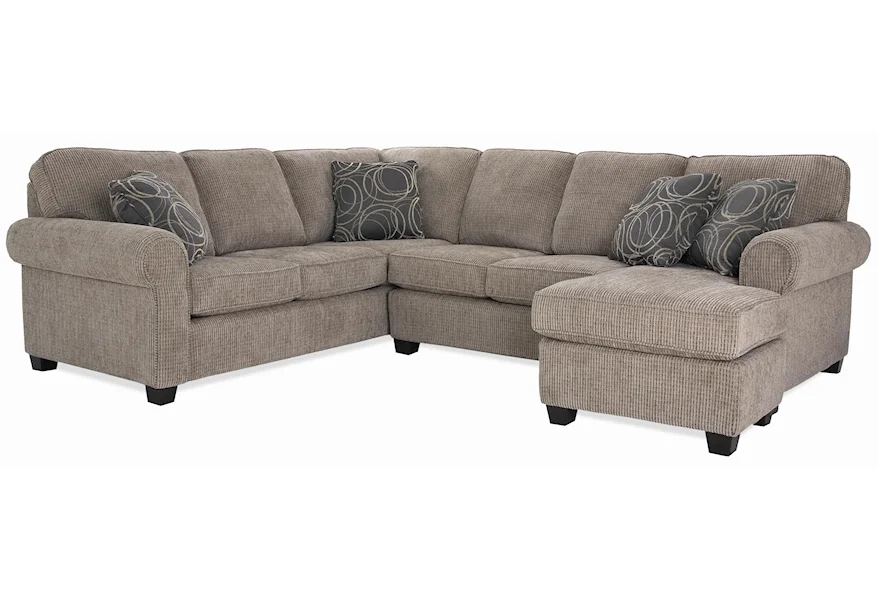 2576 Sectional by Decor-Rest at Fine Home Furnishings