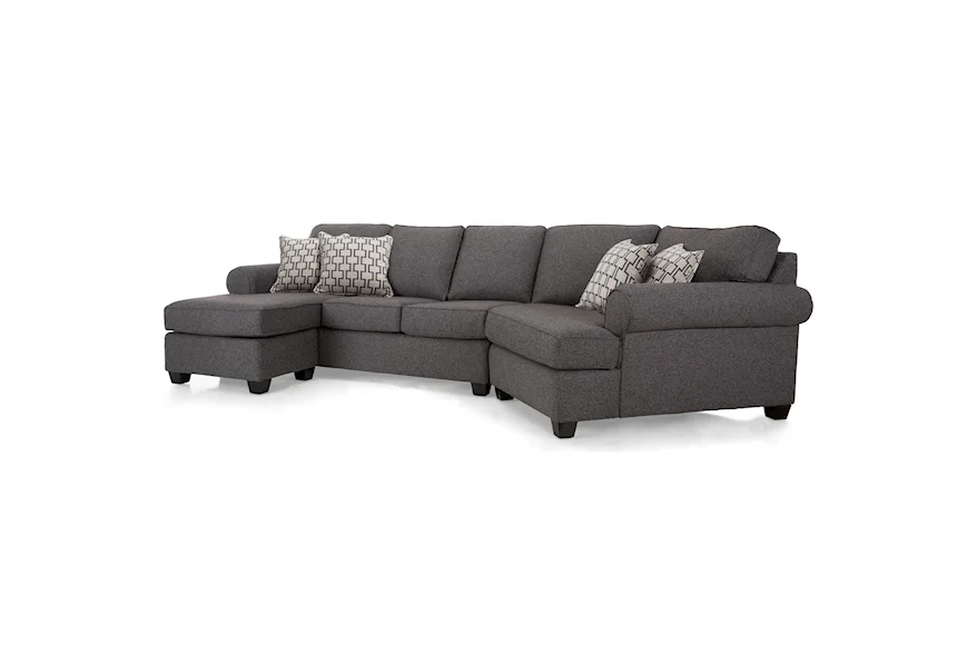2576 Sectional by Decor-Rest at Wayside Furniture & Mattress