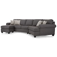 Casual Sectional with Chaise