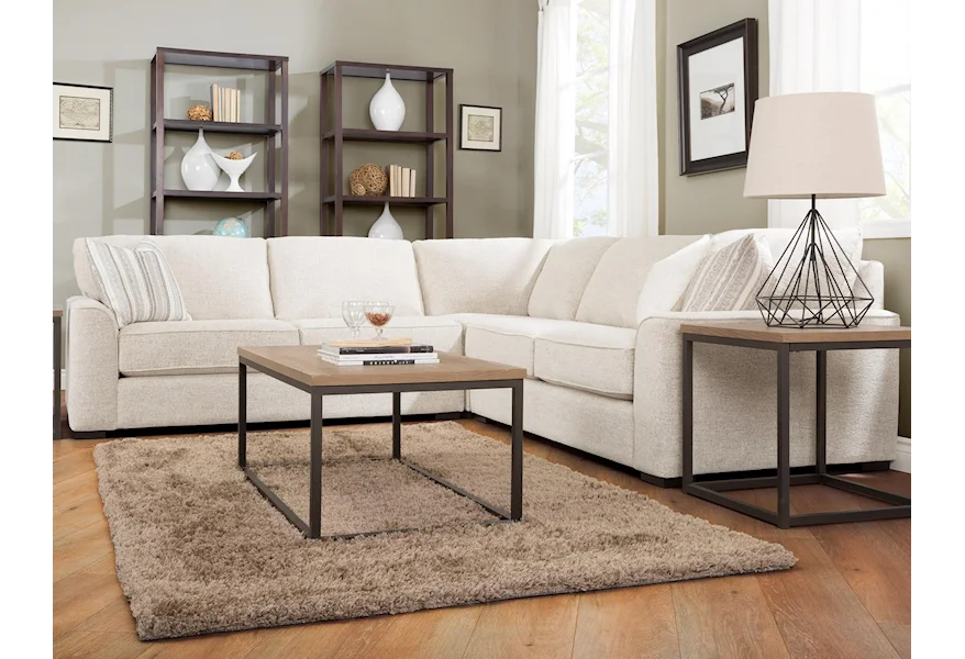 2786 3-Piece Sectional Sofa by Decor-Rest at Corner Furniture